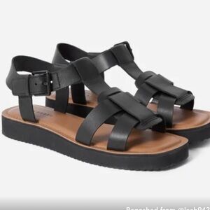 Everlane Fisherman Sandal - Black - Size 9